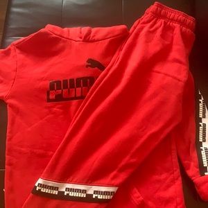 Boys puma sweatsuit